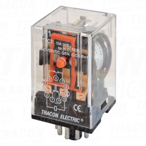 Ind. relej12V AC / 3×CO. 3A. 230V AC / 28V DC