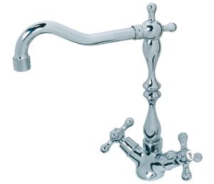 BATERIJA ZA SUDOPERU 3 CEVI NOSTALGIJA &#8211; ROSAN N26102