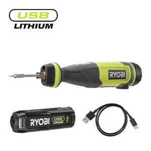 Kompaktna bežična lemilica USB Lithium™ 4V (2,0 Ah) Ryobi RSI4-120G
