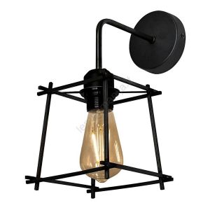 Zidna lampa 1xE27 crna 238x160mm