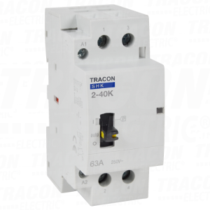 Inst. kontaktor230V AC. 50Hz. 2 Mod. 2×NO. AC1/AC7a. 40K