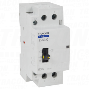 Inst. kontaktor230V AC. 50Hz. 2 Mod. 2×NO. AC1/AC7a. 63K
