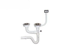 SIFON ZA SUDOPERU 2/1 SA PRELIVOM Ø90 &#8211; CAPO CASA SR0045
