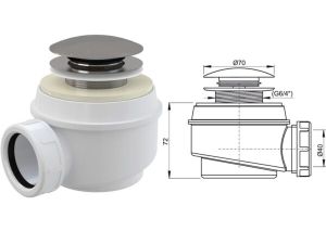SIFON ZA KADU CLIC &#8211; CLAC &#8211; ALCA PLAST A47