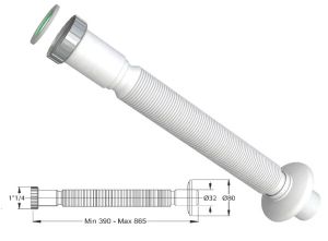 PODSIFON 5/4 SA METALNIM HOLENDEROM &#8211; BONOMINI BON9332OT54B0