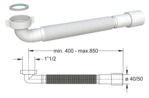 PODSIFON ZA TUŠ KADU 6/4 &#8211; BONOMINI 9370FM64B0