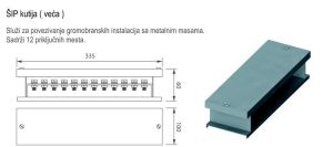 ŠIP kutija 12 priključnih mesta