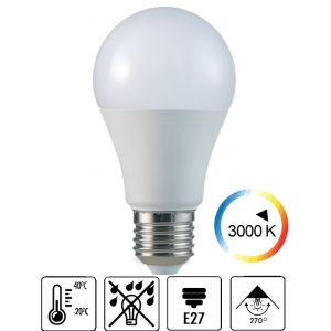 LED sijalica 10W 3000K A60 E27 OPTILED