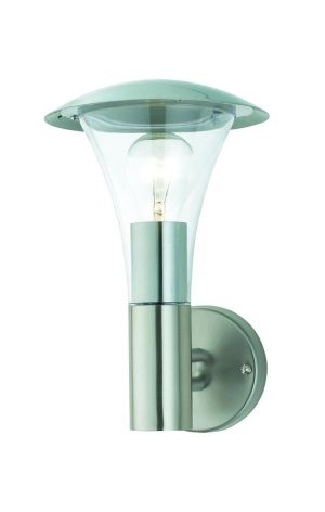 Vegas spoljna zidna lampa 1xE27 inox IP44