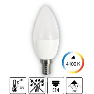 LED sijalica 5.5W E14 4100K MAT sveca MICROSTAR