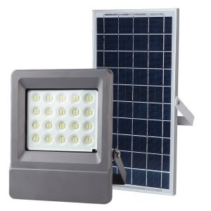 Premium solarni LED reflektor 70W 6500K IP65 sivi