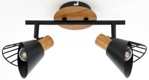 Spot lampa MADISON 2xE14 crna