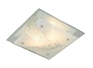 Iskra plafonjera kvadratna 240x240mm E27