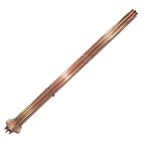 Grejač bojlera 3x2000W 5/4 bakarni L600mm