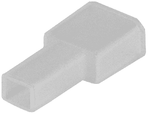PVC izolacija za natični utikač CS6 6.3×0.8 mm