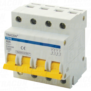 Automatski osiguracobojeni ruc ka 4 pol. B 20A. 6kA