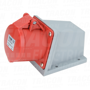 ind. uticnica montiran na povr sinu32A. 400V. 3P E. 6h. IP44