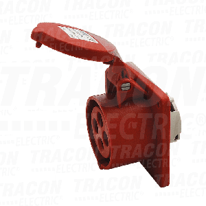 Industrijska ugradna utičnica ravna 16A 400V 3P