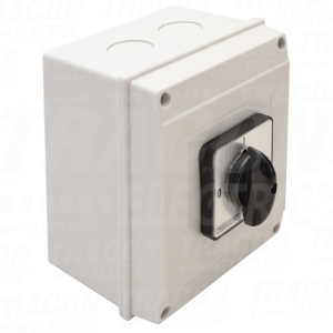 Izborna sklopka u kuc. 0-1-240 0V. 25A. 2×3P. 7.5kW. 259/3T65