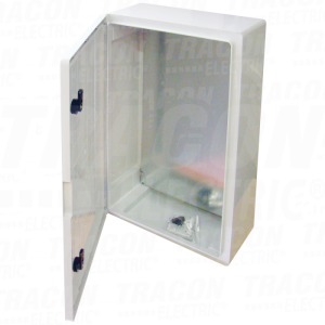 Plast. razv. ormanH×W×D=600×40 0×200mm. IP65. IK10. 1000V AC/