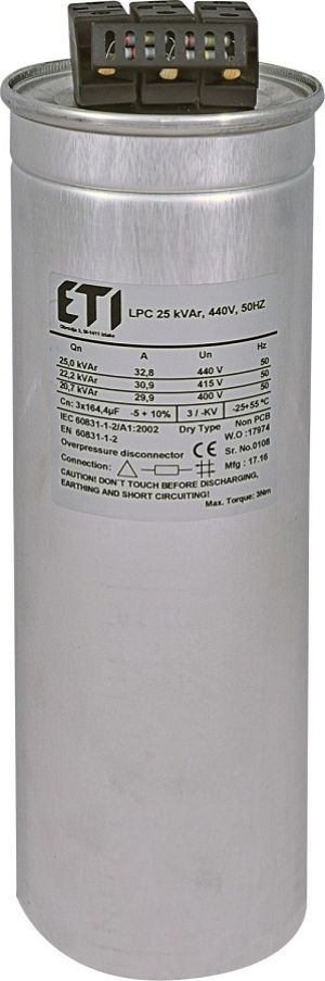 Kondenzatorska baterija LPC 10kVAr 440V