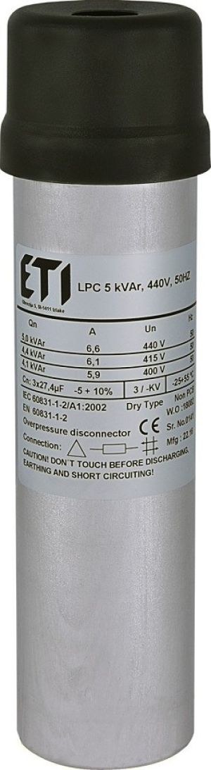 Kondenzatorska baterija LPC 5 kVAr 440V