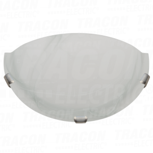 Zidni poluokrugli UFO svet. sa  staklenom burom bela230V. 50H