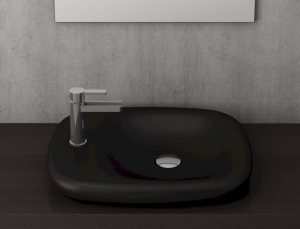 LAVABO VESSEL 54&#215;45 MAT CRNI BOCCHI