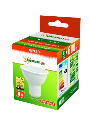 LED sijalica GU10 8W 2700K toplo bela
