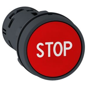 Taster crveni NO NC beli stop