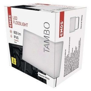 LED reflektor EMOS TAMBO 10W IP65 aluminijum
