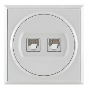 P  Telefonska prikjucnica RJ12  6/4 sa dva modula 623K